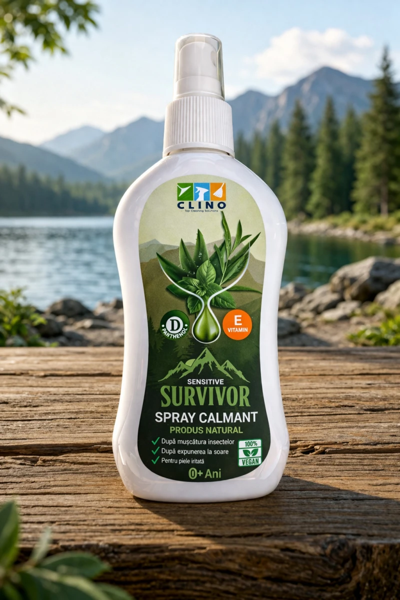 Survivor Spray Clino calmant dupa intepatura tantarilor 100% natural 100ml